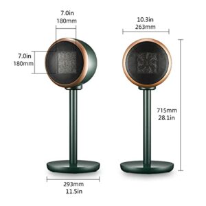 Outdoor Garden Heater Space Heaters for Indoor Use-28''Ceramic Tower Heater for Large Room with Thermostat,Fast Heating, Remote Control, Overheating&Tip-Over Protection Patio Heate