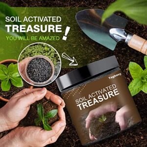 Soil Activator, Soil Additive for Indoor & Outdoor Plants, Soil Activator for Raised Garden Beds, Soil Activatation Potting Mix, Lawns and Gardens, Improve Soil Carbon Sequestration, Improve Quality.