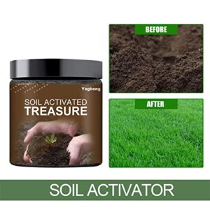 Soil Activator, Soil Additive for Indoor & Outdoor Plants, Soil Activator for Raised Garden Beds, Soil Activatation Potting Mix, Lawns and Gardens, Improve Soil Carbon Sequestration, Improve Quality.