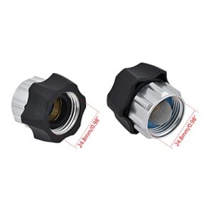 boeerty 2Pcs Pressure Washer Filter Garden Hose Adapter Quick Connector Supplies for Indoor Outdoor Garden Irrigation Supplies Pressure Washer Filter