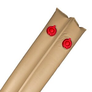 Robelle 3811-TAN-06 Deluxe 16g. Double-Chamber 10-Foot Tan Winter Water Tube For Swimming Pool Covers, 6-Pack