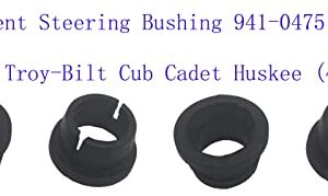 XVRTJ Replacement Steering Bushing 941-0475 741-0475 Fits MTD Troy-Bilt Cub Cadet Huskee (4 Pack)