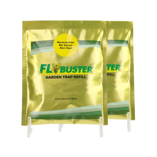 Flybuster, Garden Refill Packet, Outdoor Living, Non-Toxic Fly Control, 2-Pack