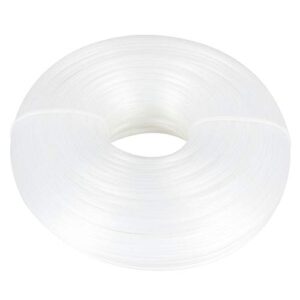 Trimmer Line, 0.09Inch Round‑Shaped White Nylon Trimmer Line String Rope Garden Lawn Mower Accessory