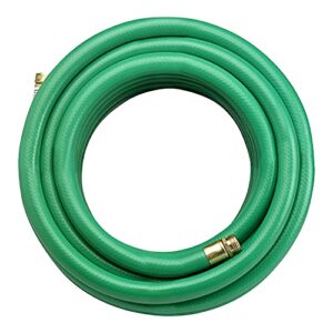 Underhill UltraMax Commercial Garden Water Hose 50 ft, Lightweight, Heavy-Duty, Flexible, Kink Free, Industrial, Non-Conductive, 800 psi, H10-050G, 1" x 50', Green