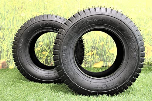 Set of 2 - 16X6.50-8 4 Ply Turf Tires for Lawn & Garden Mower 16x6.5-8