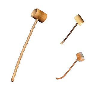 Backbayia 2 Pieces Japanese Bamboo Water Ladle Scoop for Tea Ceremony, Garden, Sauna