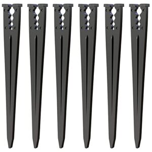 axesickle 100 pcs drip irrigation stakes for 1/8 1/4 inch tubing hose irrigation support stakes for gardening patio lawn