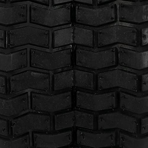 Set of 2 16x6.50-8 Turf Tires 4 Ply 16-by-6.50-by-8 Tubeless Tires Replacement for Garden Tractor Lawn Mower