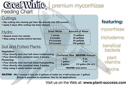 Great White Premium Mycorrhizae Root Booster 1oz