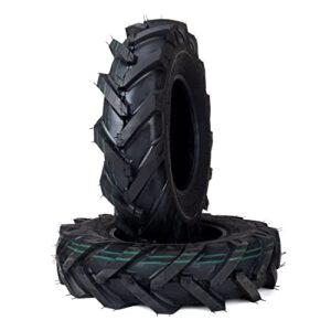 MowerPartsGroup (2) Tiller Tires 4.8x4x8 4.8x4-8 4.80-4.00-8 480/400-8 Ag Tread 4 Ply