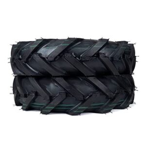 MowerPartsGroup (2) Tiller Tires 4.8x4x8 4.8x4-8 4.80-4.00-8 480/400-8 Ag Tread 4 Ply