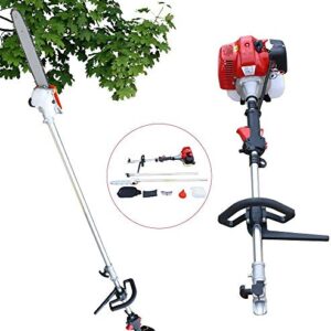 DNYSYSJ 42.7CC Garden High Branch Saw 2.5M-3.5M,Pole Saw,Powerful Gas Pole Chainsaw Split Shaft Chainsaw Pruner Trimmer for Outdoor Tree Tool