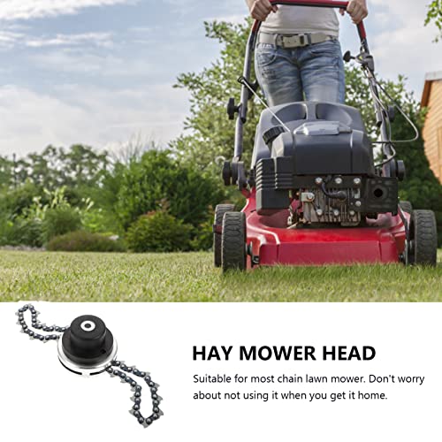 Garneck Lawn Mower Chain Weed Eater Head Chain Trimmer Head Garden Lawn Mower Weed Trimmer Head