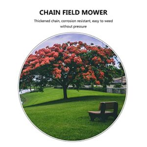 Garneck Lawn Mower Chain Weed Eater Head Chain Trimmer Head Garden Lawn Mower Weed Trimmer Head