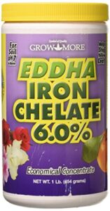 grow more gl556546 6546 eddha iron chelate, 1-pound, purple