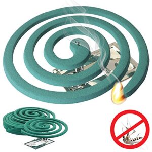 w4w mosquito repellent coils – outdoor use reaches up to 10 feet – each coil burns for 5-7 hours (three pack contains 12 coils & 6 coil stands)