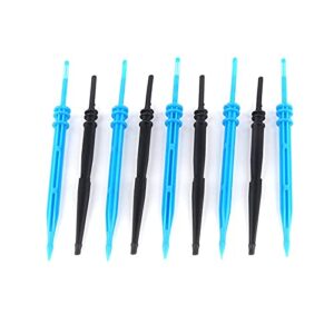 Congeal Greenhouse Micro Drip Irrigation 200pcs Drip Irrigation Arrow Black/Blue Arrow Dripper, Used for Water-Saving Irrigation of Micro-Irrigation Nursery Elevated Bed Flower Pot Vegetable Plot