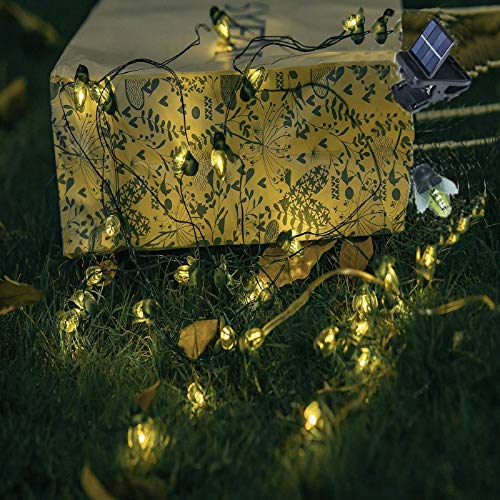 ANGMLN 2 Pack Solar Firefly Lights, 30 LED Solar Fireflies Lightning Bugs Fairy String Lights Outdoor Solar Powered String Lights Waterproof for Garden Patio Home Wedding Party Spring Christmas Decor