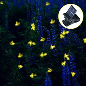 ANGMLN 2 Pack Solar Firefly Lights, 30 LED Solar Fireflies Lightning Bugs Fairy String Lights Outdoor Solar Powered String Lights Waterproof for Garden Patio Home Wedding Party Spring Christmas Decor