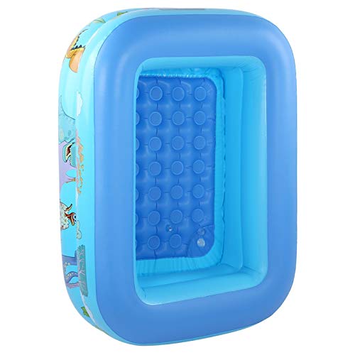 Inflatable Kid Bathtub, Kids Pool Inflatable Swimming Pool Water Sports Supply Plastic Pool for Backyard Garden Outdoor for Baby Toddler Adults