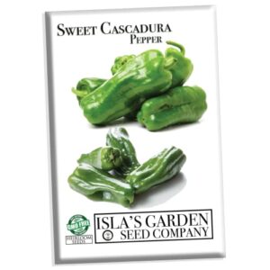 sweet cascadura pepper seeds , 50+ heirloom seeds per packet, (isla’s garden seeds), botanical name: capsicum annuum, non gmo seeds
