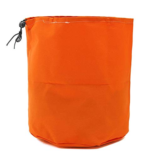 Lawn Trimmer Engine Dustproof Cover, Universal Weed Eater Covers Waterproof for Garden Grass Trimmer Edger (Orange)