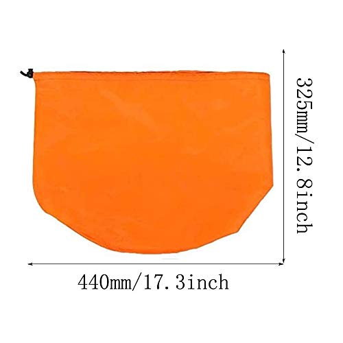 Lawn Trimmer Engine Dustproof Cover, Universal Weed Eater Covers Waterproof for Garden Grass Trimmer Edger (Orange)