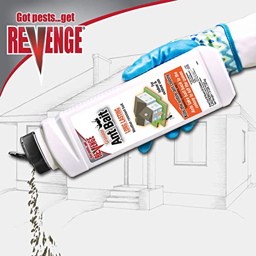 REVENGE Ant Killer Granules, 1.5 lb. Ready-to-Use Fast Acting Perimeter Treatment for Home Kills Ants, Fleas & Roaches