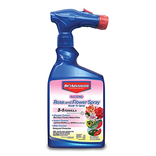 BioAdvanced All-In-One Rose & Flower Spray, Ready-to-Spray, 32 oz