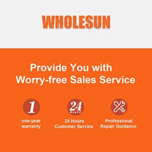 WHOLESUN WS 3000 Electric Pressure Washer 1.58GPM Power Washer 1600W High-Pressure Cleaner Machine with 4 Nozzles Foam Cannon for Cars, Homes, Driveways, Patios (Orange)