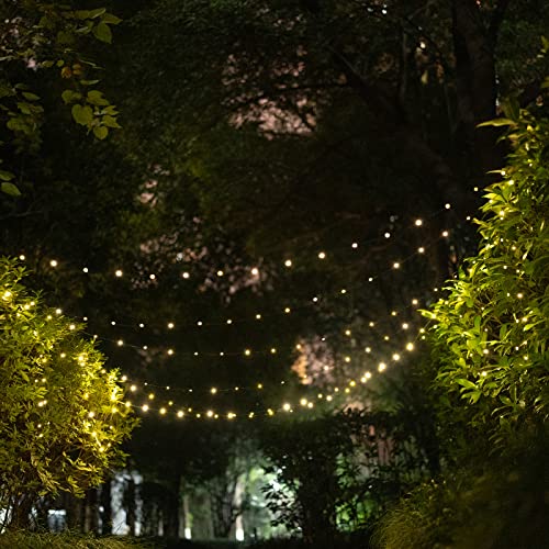 shinar Solar String Lights Outdoor, 400LEDs/150ft IP67 Waterproof 8 Lighting Modes, Solar Fairy Light, Solar Powered Christmas Lights for Garden Yard, Patio, Wedding, Christmas (warmwhite)