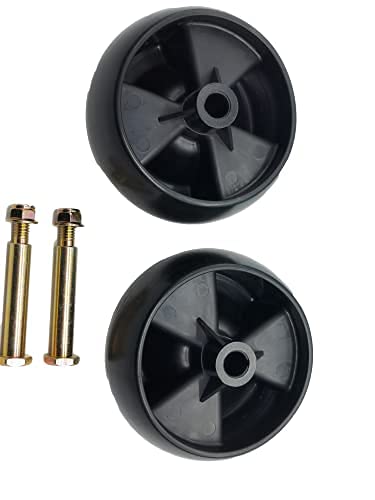 shiosheng 2pcs Deck Wheels Replace 734-04155, Free with Bolts and Lock Nuts Replaces 938-3056 Plus Locknuts. MTD, Cub Cadet, Troy Bilt 112-0677