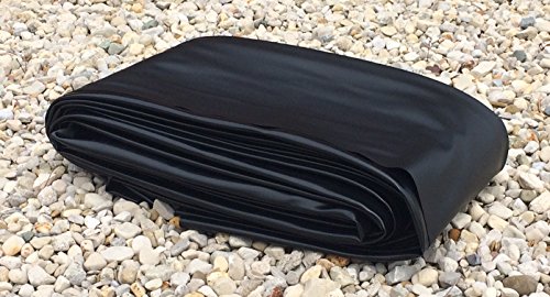 Pond Liner - 8' x 15' Black for Koi Ponds and Water Gardens