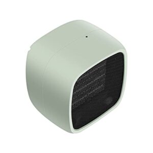 outdoor garden heater 800w mini electric heater ptc ceramic heating warm air blower portable desktop fan heater home office bass noise reduction patio heater (color : grey, size :