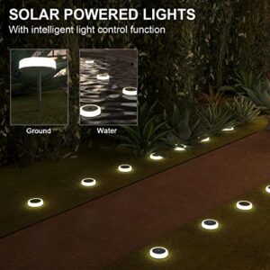 Floating Pool Lights Solar Powered, Color Changing Solar Lights Outdoor Decorative, 17 Colors LED Lights IP68 Waterproof with Remote Timer for Swimming Pool Pond Pathway Garden Lawn Yard Décor(1 pack)