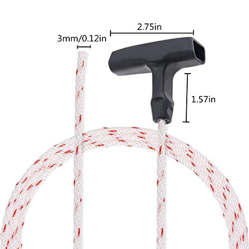 Hicello Recoil Starter Handle Hand Grip Rope for STIHL MS170 MS180 MS181 MS210 MS211 MS230 MS250 017 018 021 023 025 Chainsaw Parts