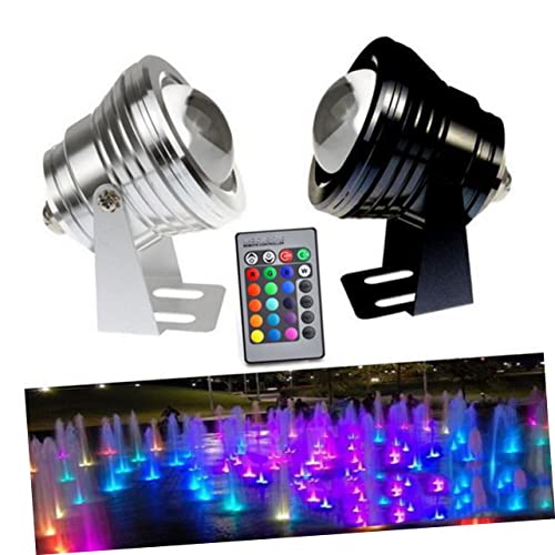 LABRIMP Remote Party Home Spot Bar Xmas Underwater Lamp LED Lighting W Control Changing for Seven Fountain Wedding Decor Day Lamps Lights Pool Water Waterfall Garden Light Black
