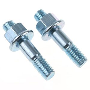 luorng 2 sets 52/58/59 chainsaw parts bar nuts & bar studs garden tool parts accessories chainsaw attachment guide bar studs and nuts, silver