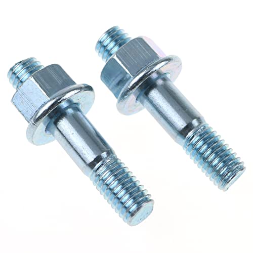 LUORNG 2 Sets 52/58/59 Chainsaw Parts Bar Nuts & Bar Studs Garden Tool Parts Accessories Chainsaw Attachment Guide Bar Studs and Nuts, Silver