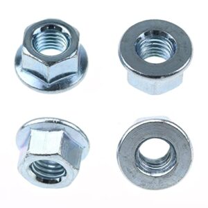 LUORNG 2 Sets 52/58/59 Chainsaw Parts Bar Nuts & Bar Studs Garden Tool Parts Accessories Chainsaw Attachment Guide Bar Studs and Nuts, Silver