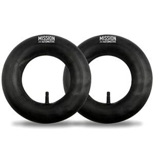 2-pack of 4.80/4.00-8 ” premium replacement tire inner tubes – for wheelbarrows, lawn mowers, hand trucks, carts, trailers and more – tube for 4.80 4.00-8 / 480/400-8 wheel – by mission automotive