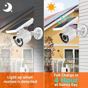 WEILAILIFE Solar Motion Sensor Light Outdoor, Wireless Solar Security Floodlight, Waterproof 1600- Lumen LED Spotlight for Garden, Driveway, Backyard, Pathway, Porch, Patio, Camp