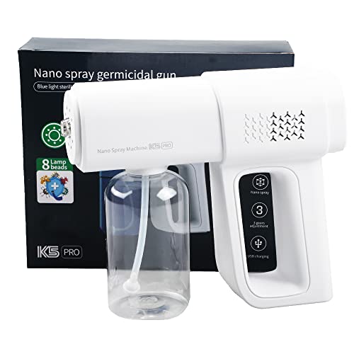 Handheld Steam Fogger Sprayer Gun Spray Machine Nano Electric Sanitizing Atomizer (White)