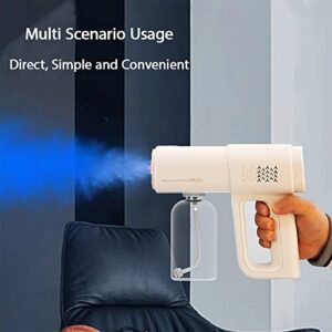 Handheld Steam Fogger Sprayer Gun Spray Machine Nano Electric Sanitizing Atomizer (White)