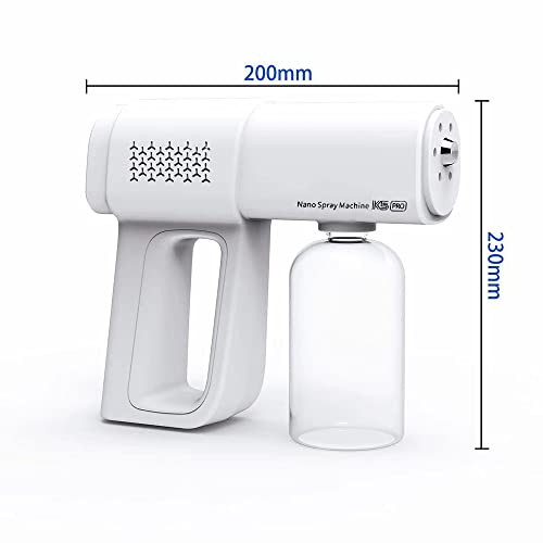 Handheld Steam Fogger Sprayer Gun Spray Machine Nano Electric Sanitizing Atomizer (White)