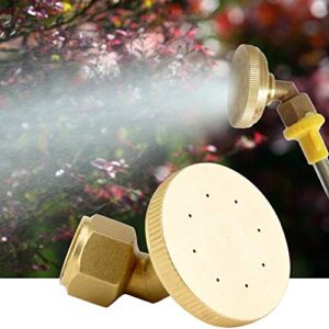 8 Holes Water Sprayer High Pressure Spray Head Nozzle for Garden Agriculture Irrigation Use 1Pc