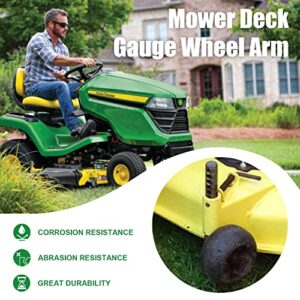 Mower Deck Gauge Wheel Arm Shaft Left Front & Right Rear on 54C & 62C Mowers for John Deere Tractor & Lawn & Garden Tractors GX345 GX355 2210 4010 GT225 GT235 X465 X485 AM131289