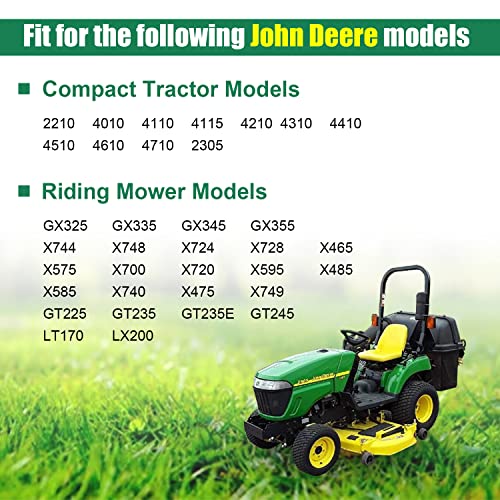 Mower Deck Gauge Wheel Arm Shaft Left Front & Right Rear on 54C & 62C Mowers for John Deere Tractor & Lawn & Garden Tractors GX345 GX355 2210 4010 GT225 GT235 X465 X485 AM131289