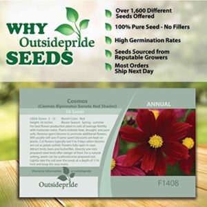 Outsidepride Cosmos Bipannutus Sonata Red Shades Garden Flower Seed Mix - 50 Seeds